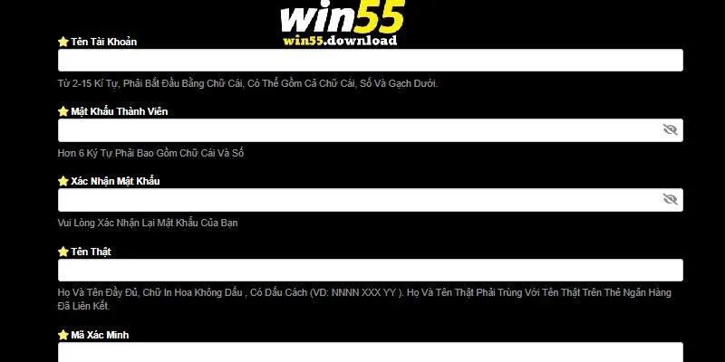 Giới thiệu Win55 hướng dẫn đăng ký tài khoản 