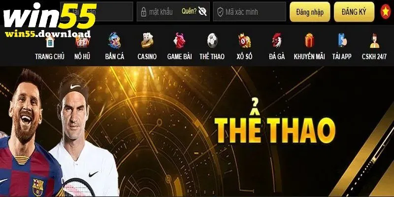 Thể thao Win55 là điểm đến lý tưởng cho người đam mê 